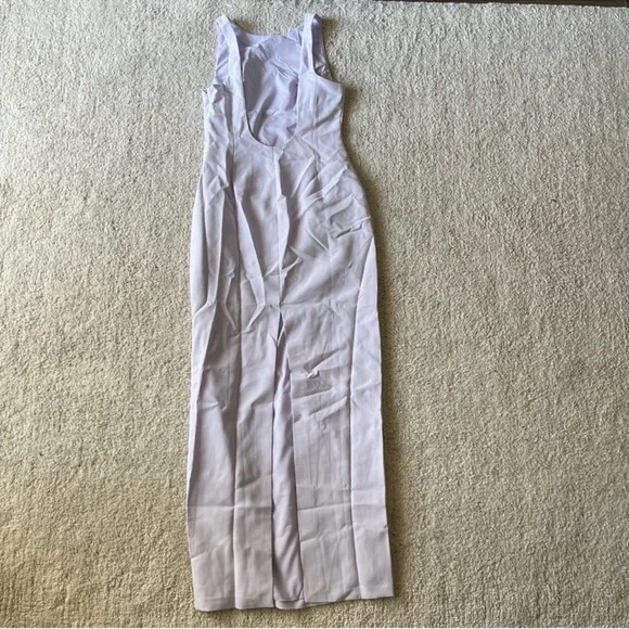 AMANDA UPRICHARD Marbella Maxi Dress in Lavender Purple Low Back Size M - Picture 6 of 11